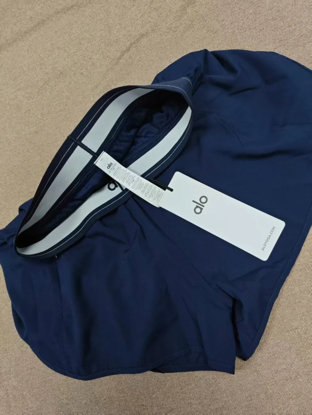Brand New ALO Yoga 🤗 Navy Blue Match Point Shorts 🧘 Chic Athleisure